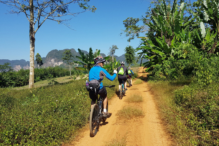 Kombinieren Sie Ihre Reise mit einer Fahrradtour in Krabi.
