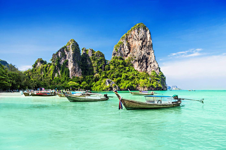 Lassen Sie Ihre Individualreise durch Thailand an den Stränden von Krabi ausklingen.