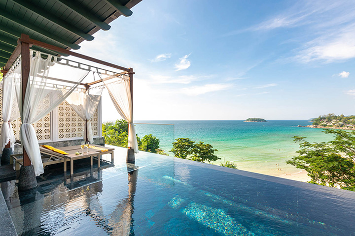 The Shore Resort, Pool Villa, auf der Insel Phuket in Thailand.